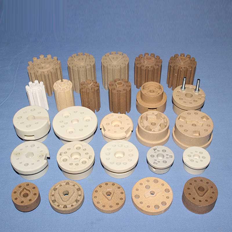 Gwresogydd Bobbin Gwisgwch Gyflenwr Rhannau Cerameg Cordierite Resistance Bobbin Heater Wear Resistance Cordierite Ceramic Parts supplier